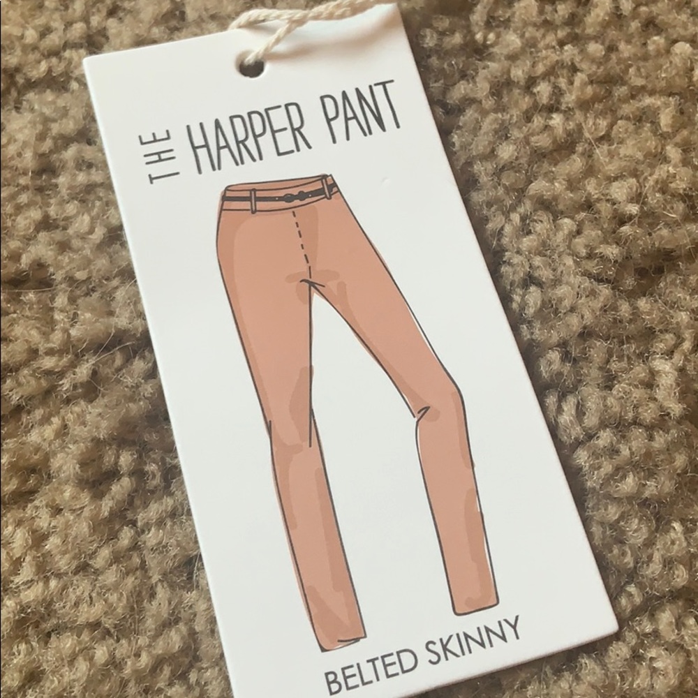 The Harper Belted Skinny Pant Forever 21